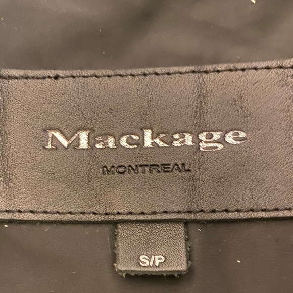 Mackage Down Parka Jacket with leather sleeves - Picture 10 of 10